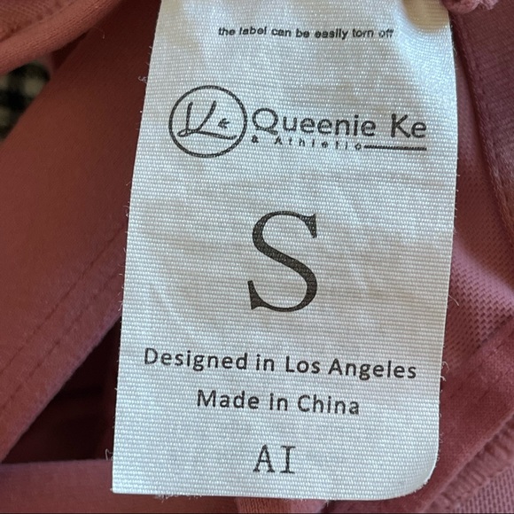 QUEENIE KE Dusty Rose Pink Sports Bra - Picture 6 of 7